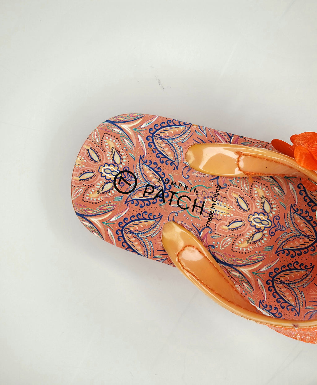 Pumpkin Patch Paisley Jandals (Size UK 7)