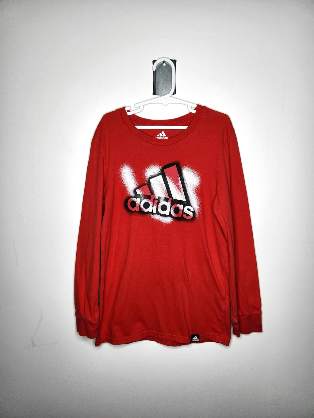 Adidas Graffiti Print Long Sleeve Tee (Size 7 years)