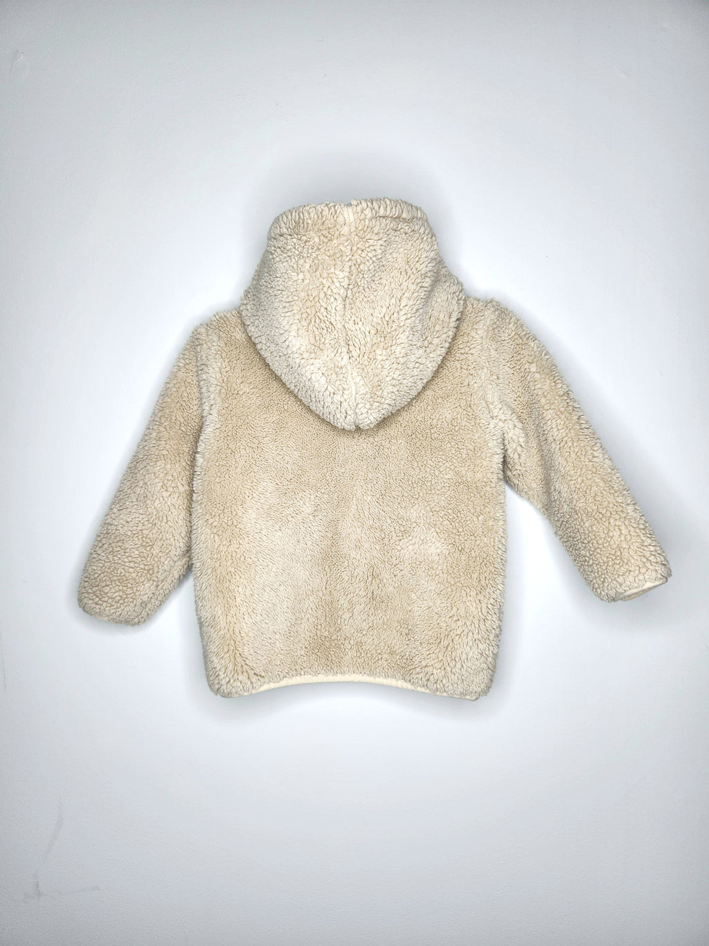 Macpac Hooded Teddy Fleece Jacket (Size 2 years)