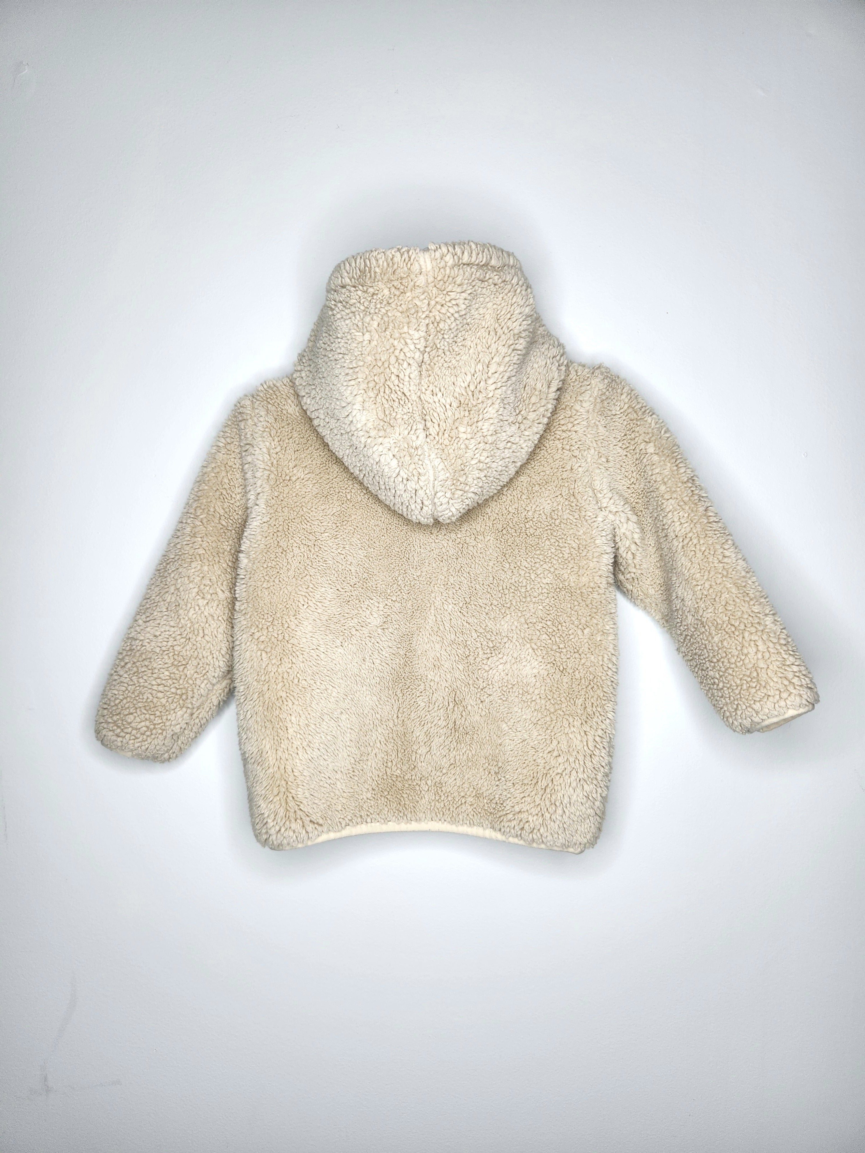 Macpac Hooded Teddy Fleece Jacket (Size 2 years)