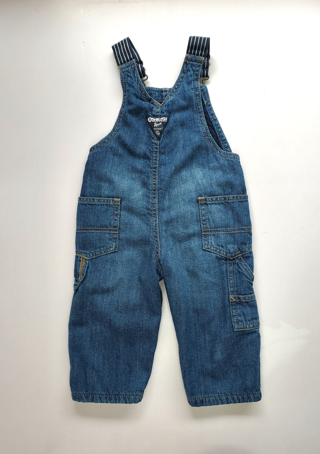 Oshkosh B'gosh Denim Overalls (Size 6-12m)