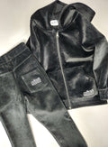 Minti Velour Matching Tracksuit Set (Size 6 years)
