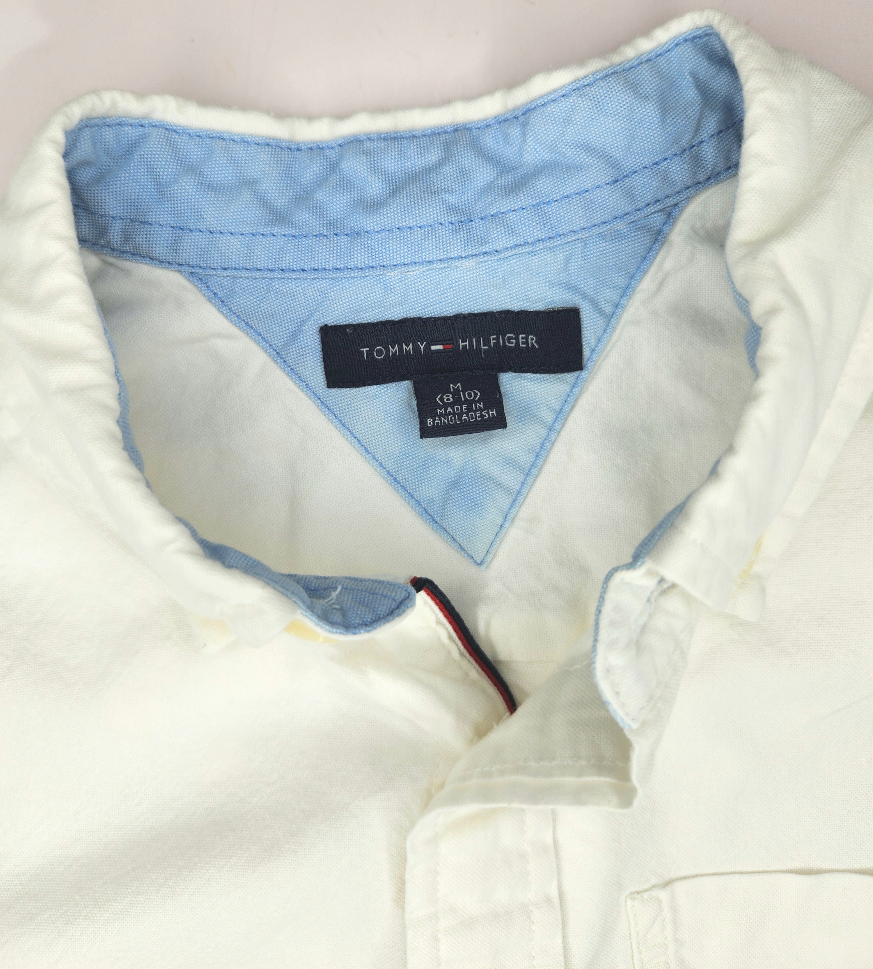 Tommy Hilfiger Long Sleeve Collared Shirt (Size 8-10 years)