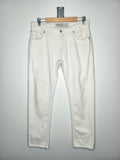 Jacob Cohen Premium Straight Leg Tailored Denim Jeans with Button Closure (Size L)