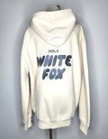 White Fox Fleece Lined Oversized Hooded Sweater (Size 14)