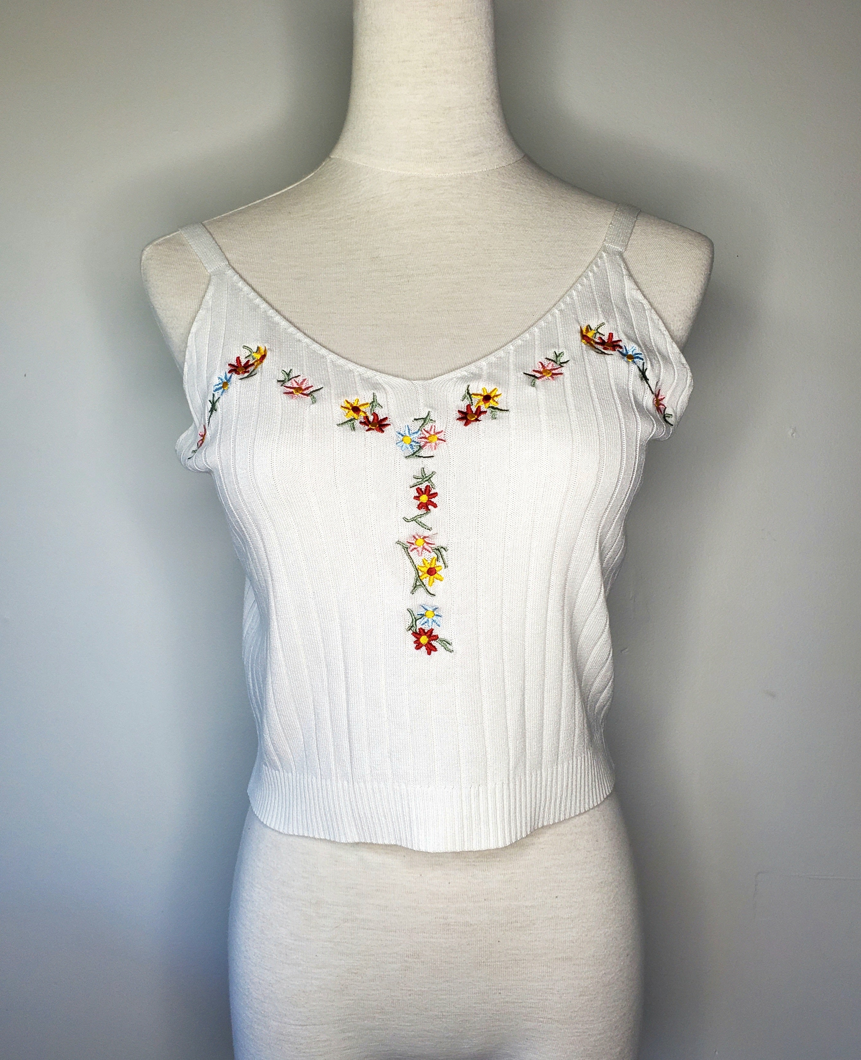 Unknown Brand Cropped Singlet (Size 8)