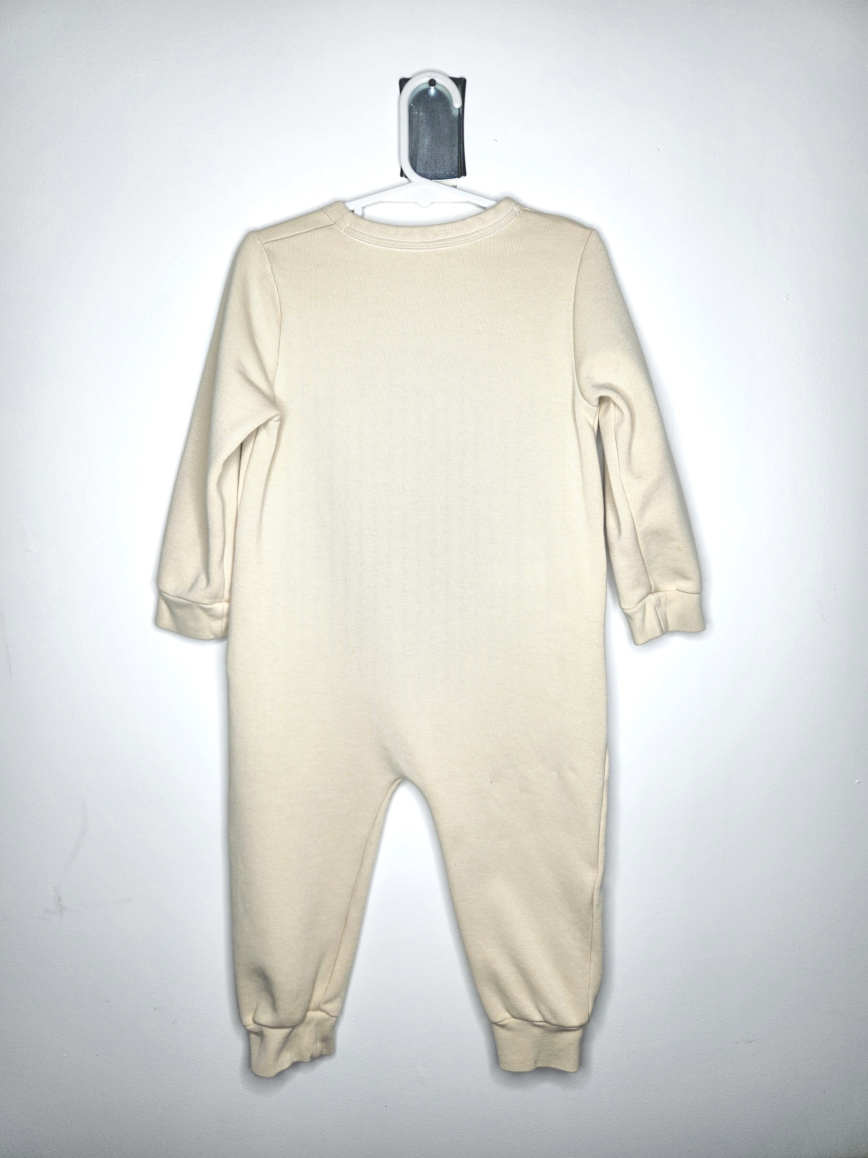 Bonds Long Sleeve Wondersuit Romper (Size 18-24m)