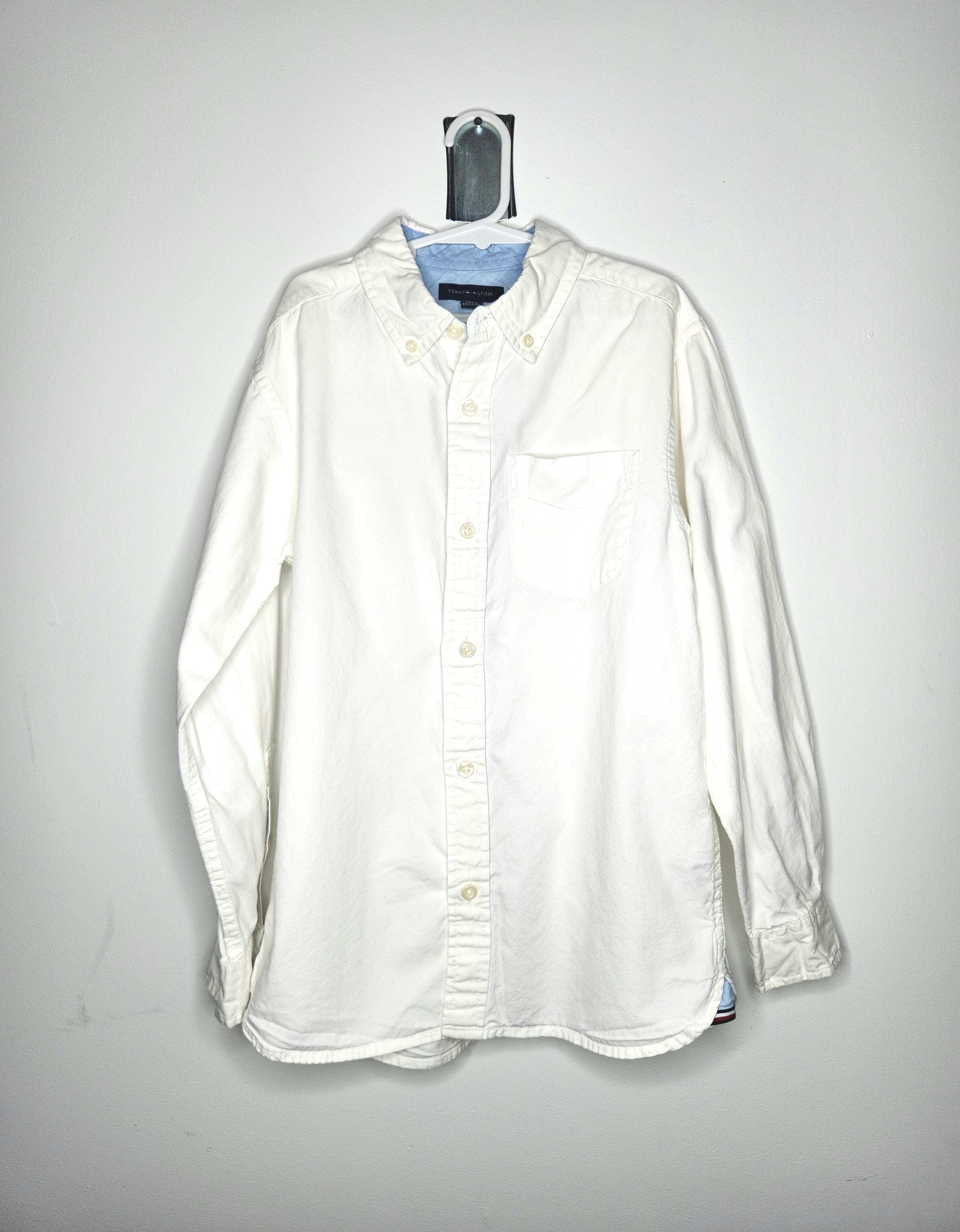 Tommy Hilfiger Long Sleeve Collared Shirt (Size 8-10 years)