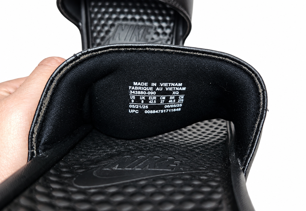 Nike Swoosh Slides Slip-On Shoes (Size US 9)