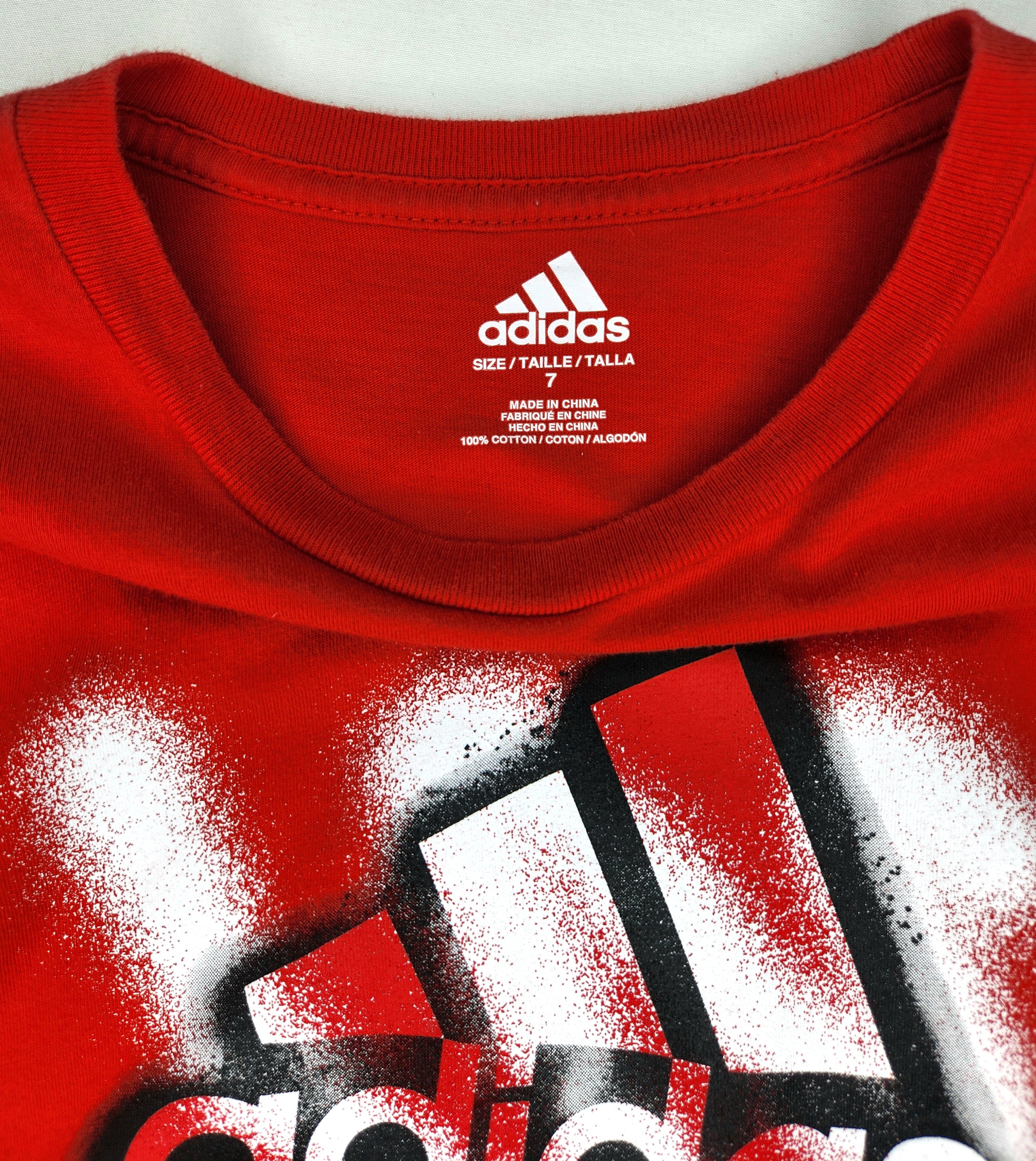 Adidas Graffiti Print Long Sleeve Tee (Size 7 years)