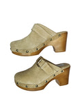 Steve Madden Somah Suede Platform Clogs (Size US 6)