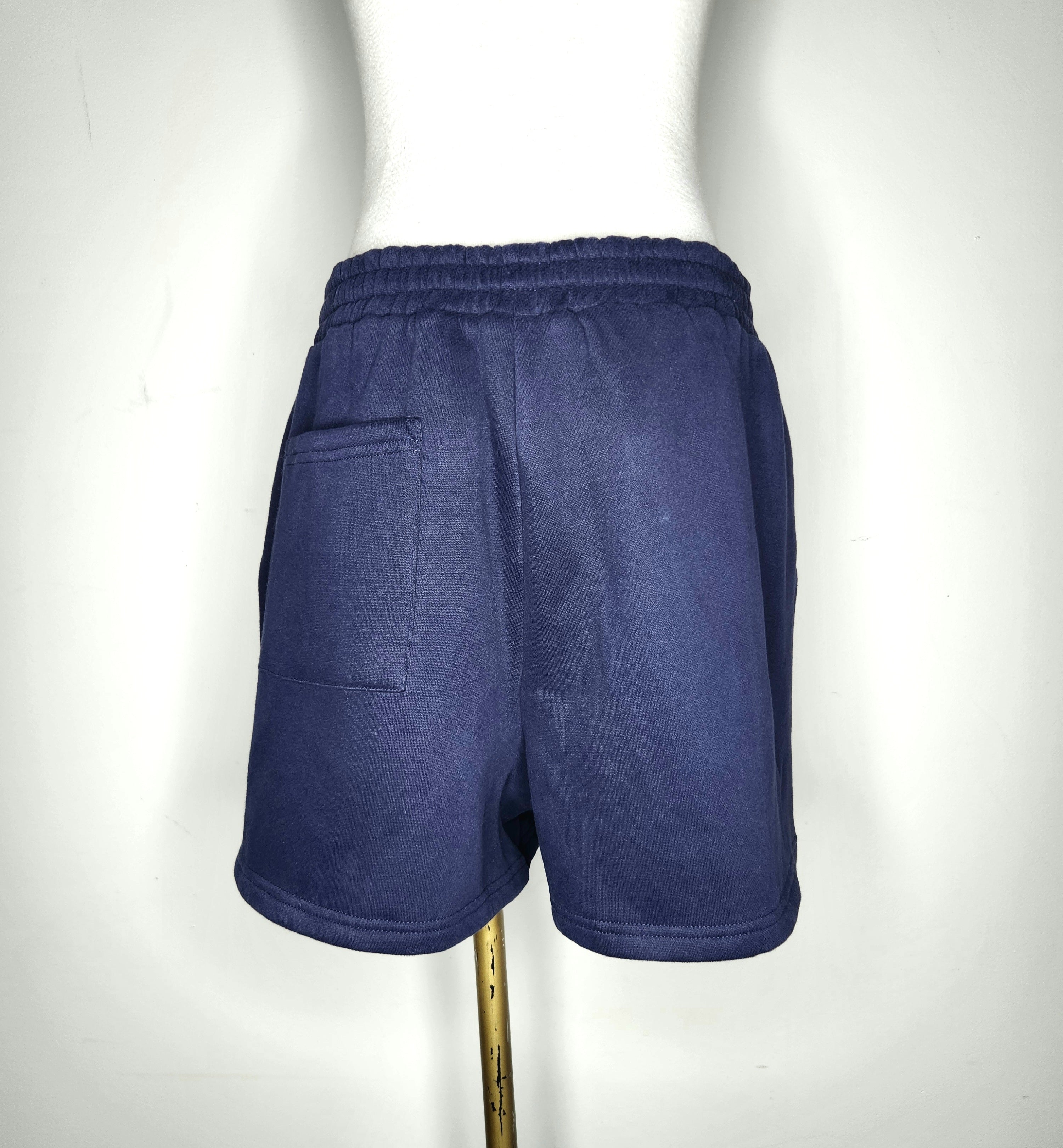 White Fox Fleece Lined Loose Fit Shorts (Size 12)
