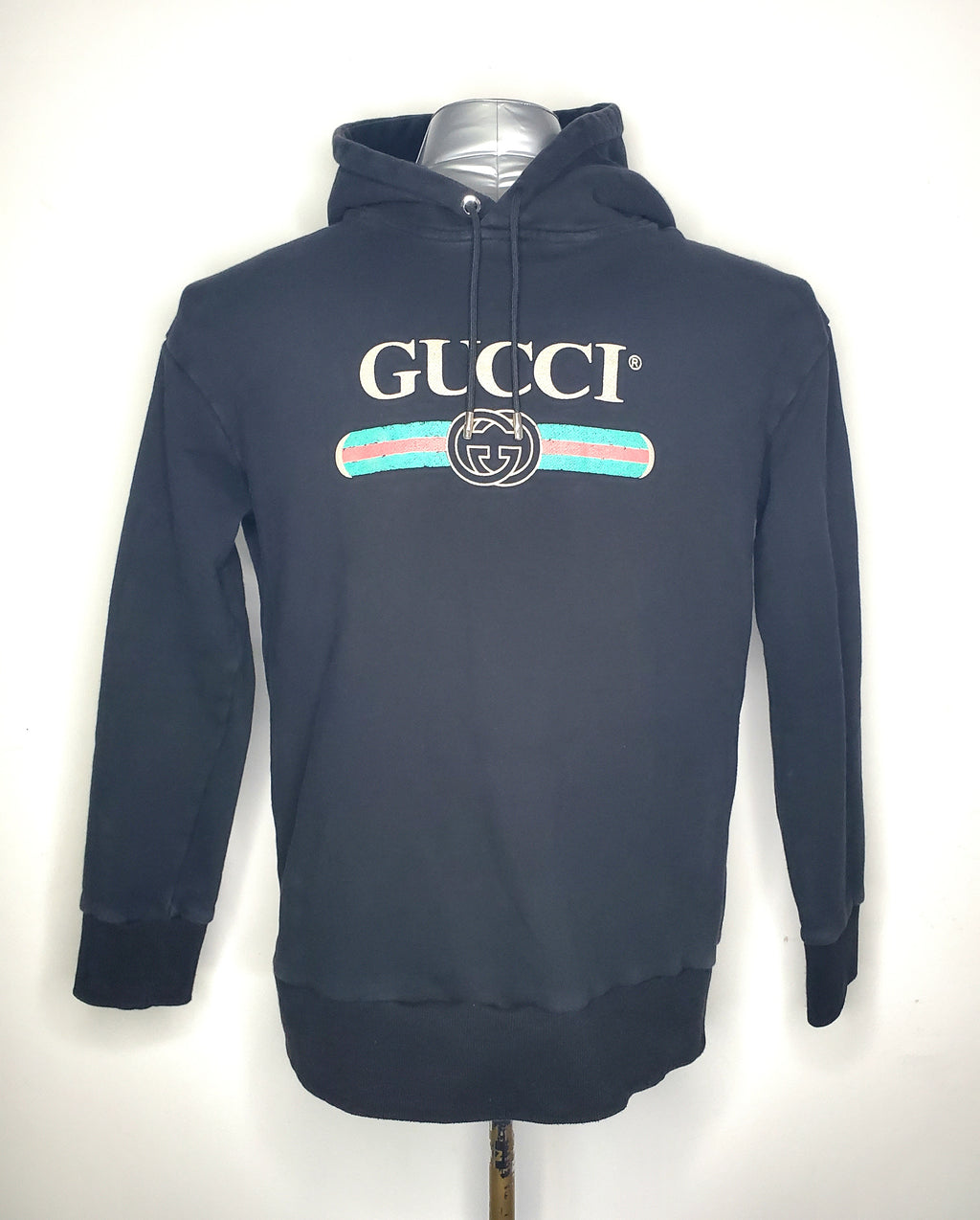 Gucci Luxury Designer Logo Hoodie, Streetwear Made in Italy (Size XL)