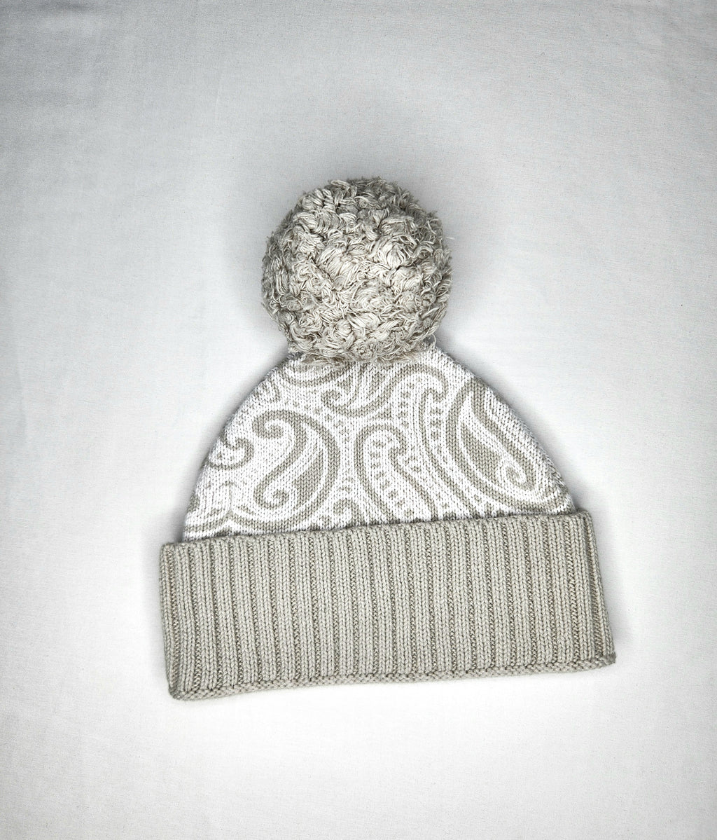 Awamae Pompom Beanie (Size 1-2 years)