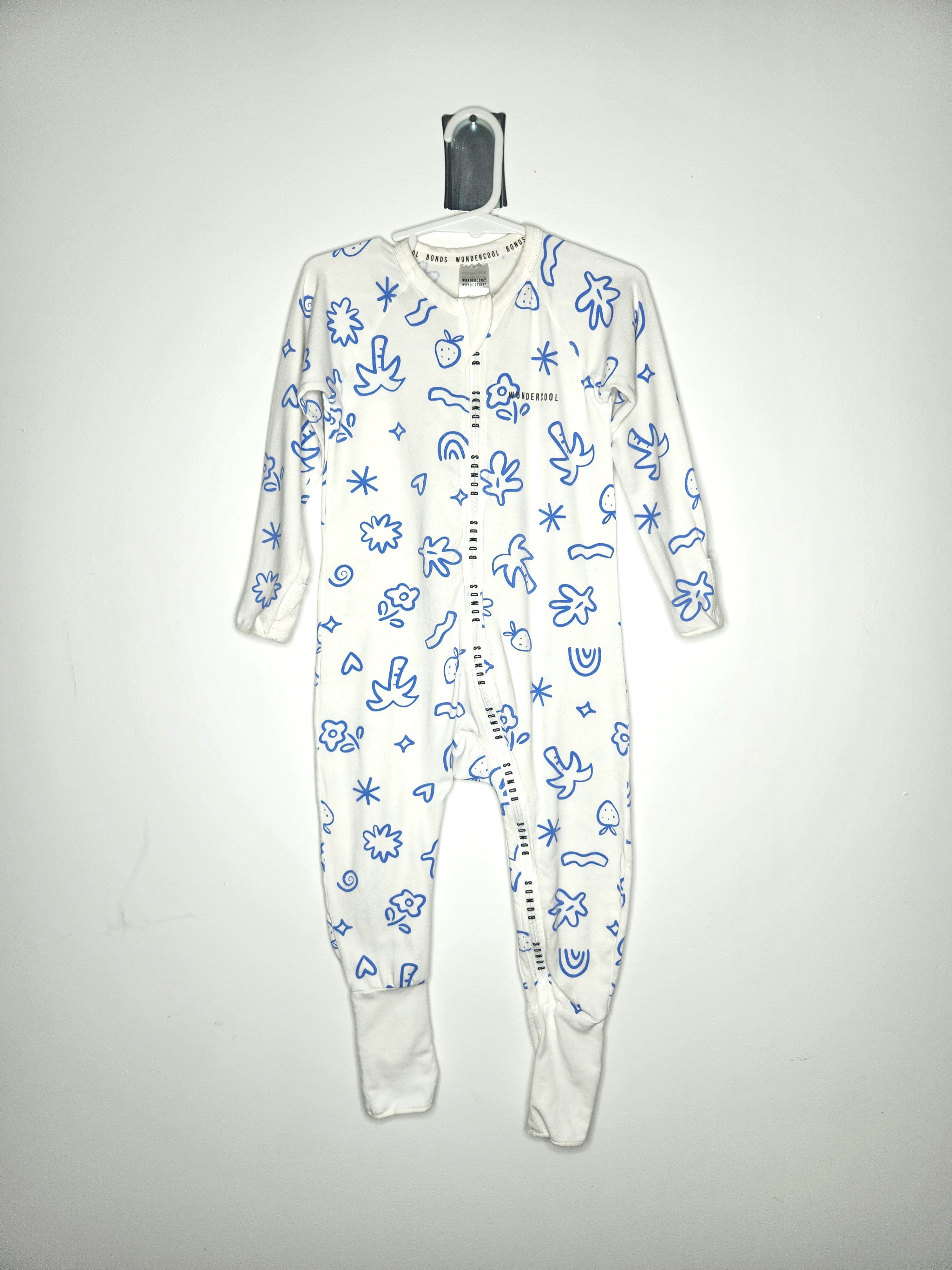 Bonds Full Sleeve Wondercool Bodysuit (Size 18-24m)