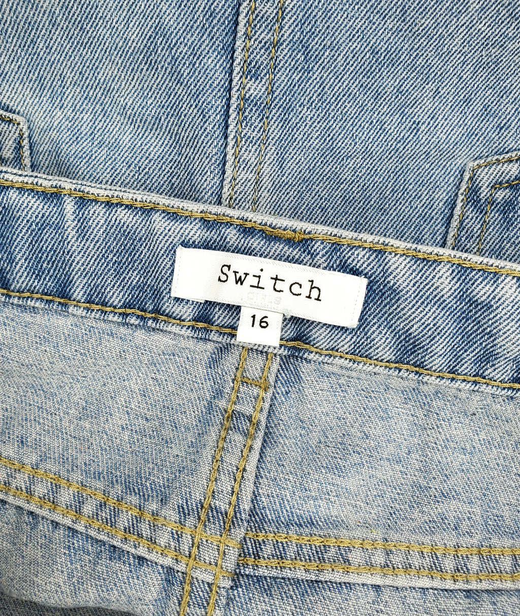 Switch Girls Long Denim Skirt (Size 16 years)