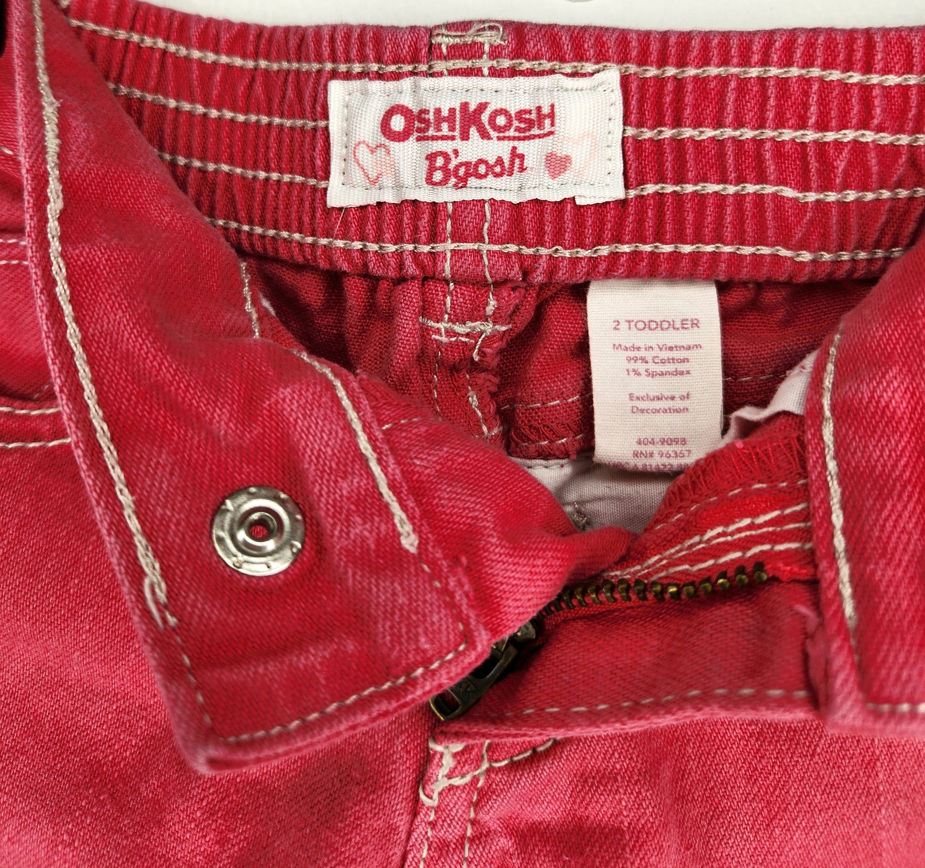 Oshkosh B'gosh Y2K Denim Capri Jeans (Size 2 years)