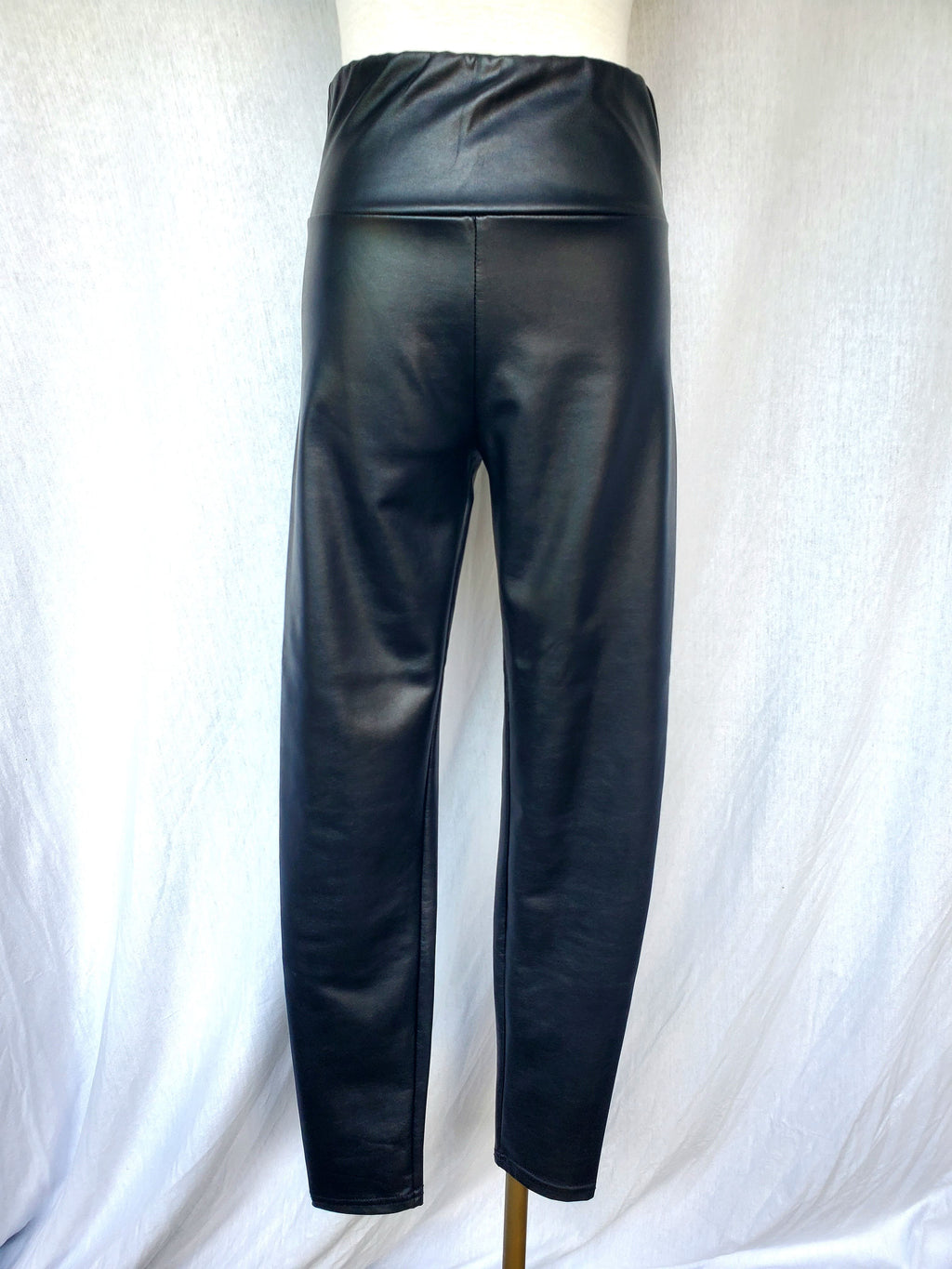 Leather Style Fleece Lined Pants NEW (Size 8)