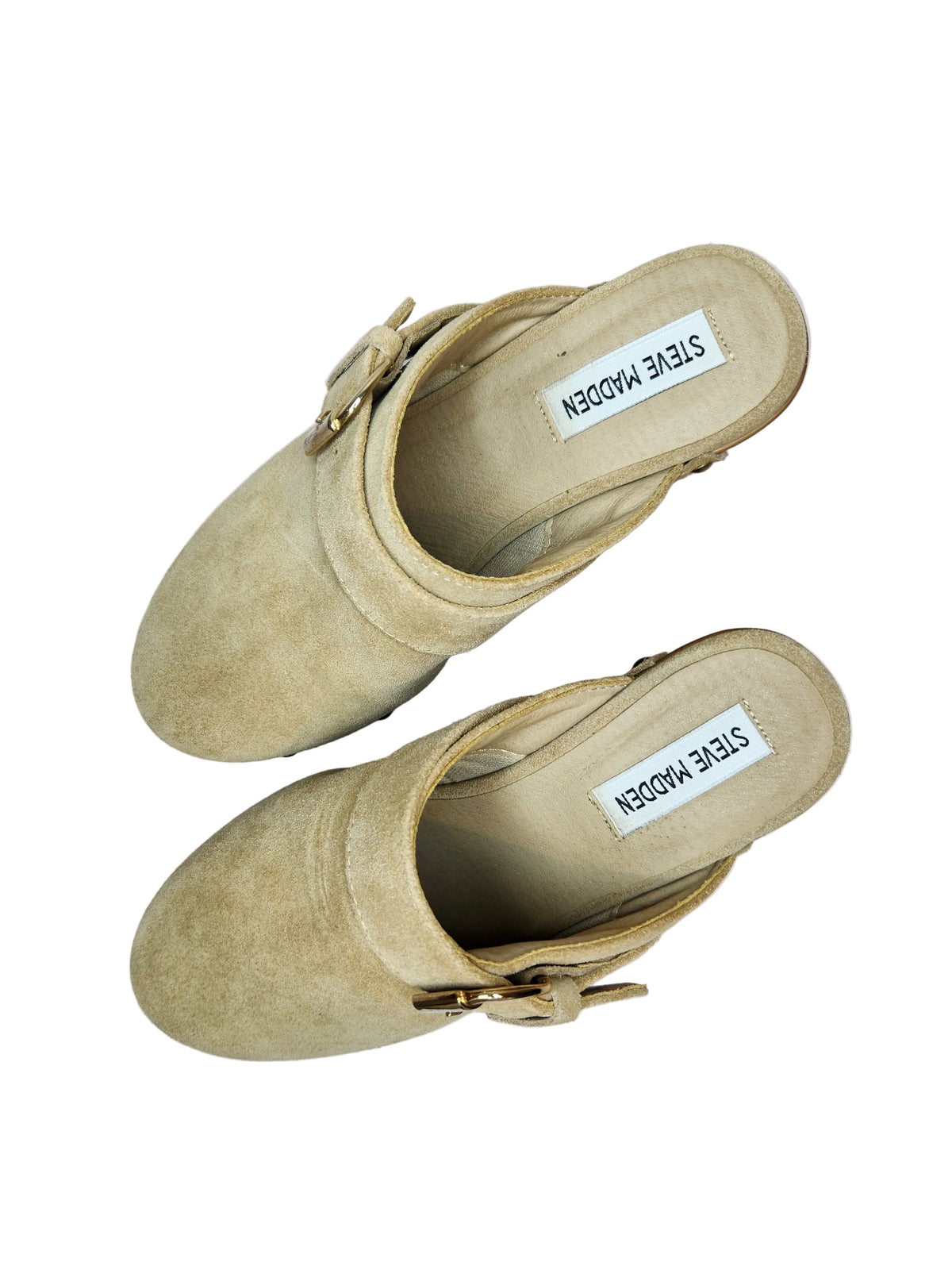 Steve Madden Somah Suede Platform Clogs (Size US 6)