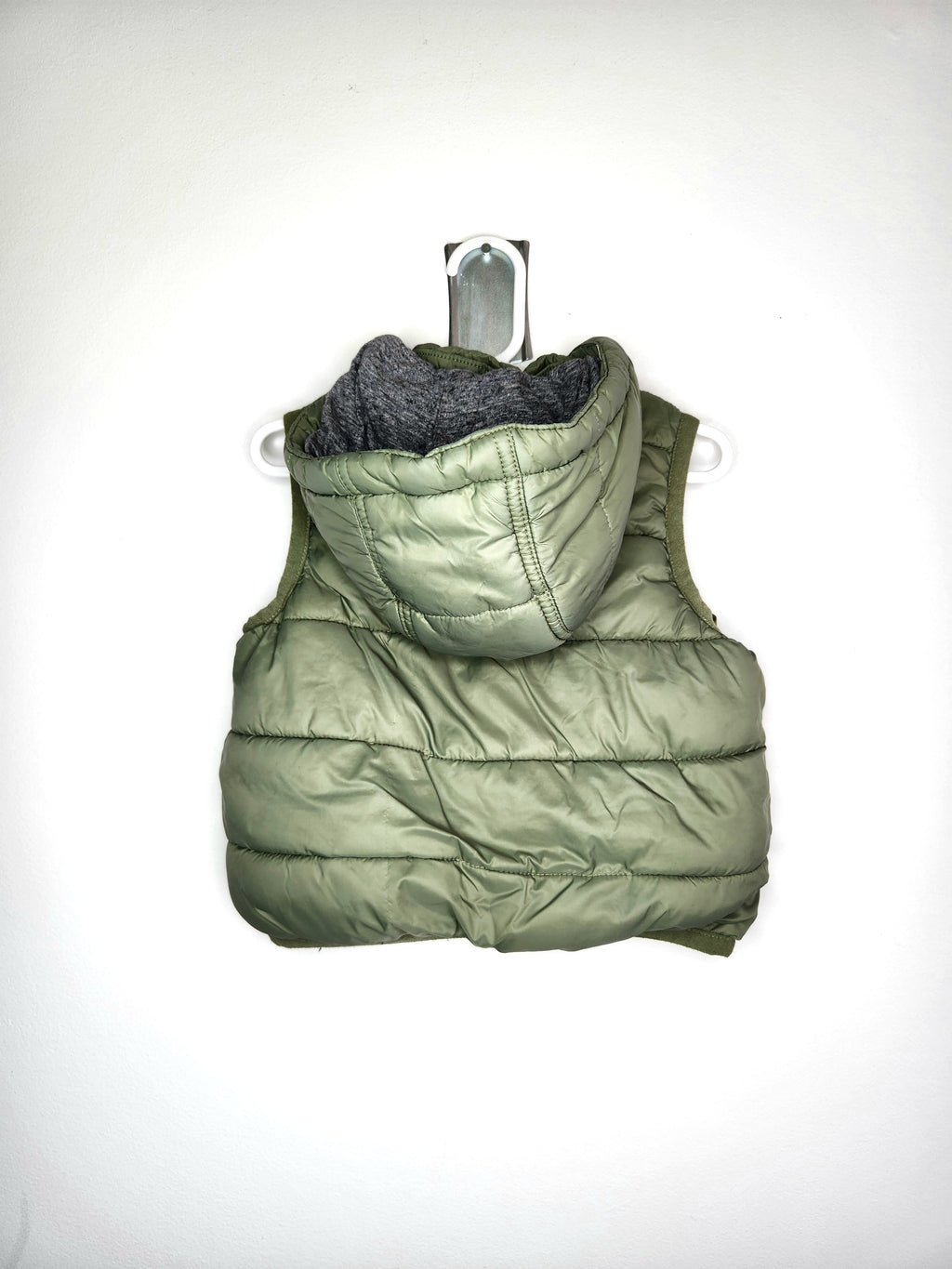 Seed Heritage Puffer Vest with Detachable Hood (Size 18-24m)