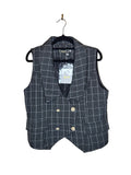 D&Y Plaid Vest NEW (Size 12)