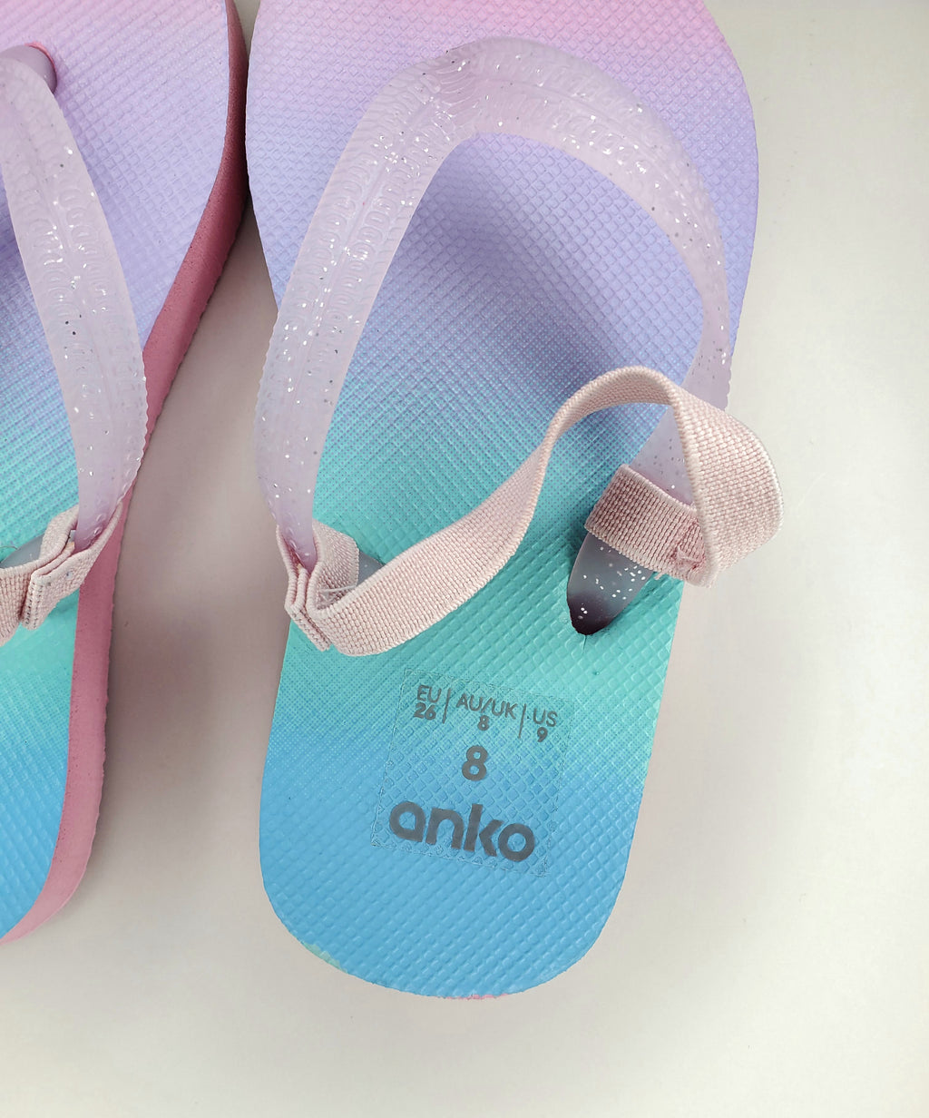 Anko Multicolor Jandals (Size US9)