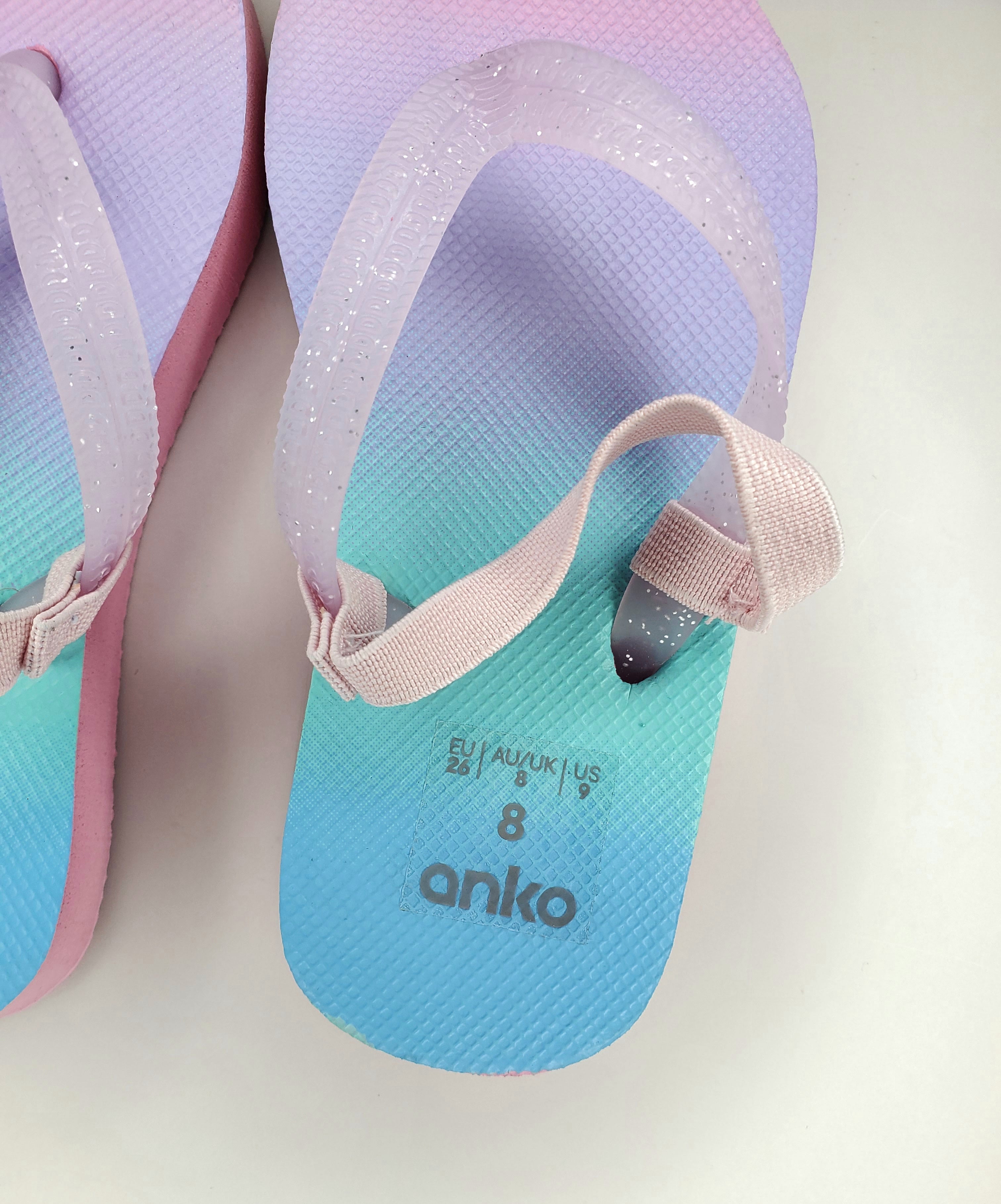 Anko Multicolor Jandals (Size US9)