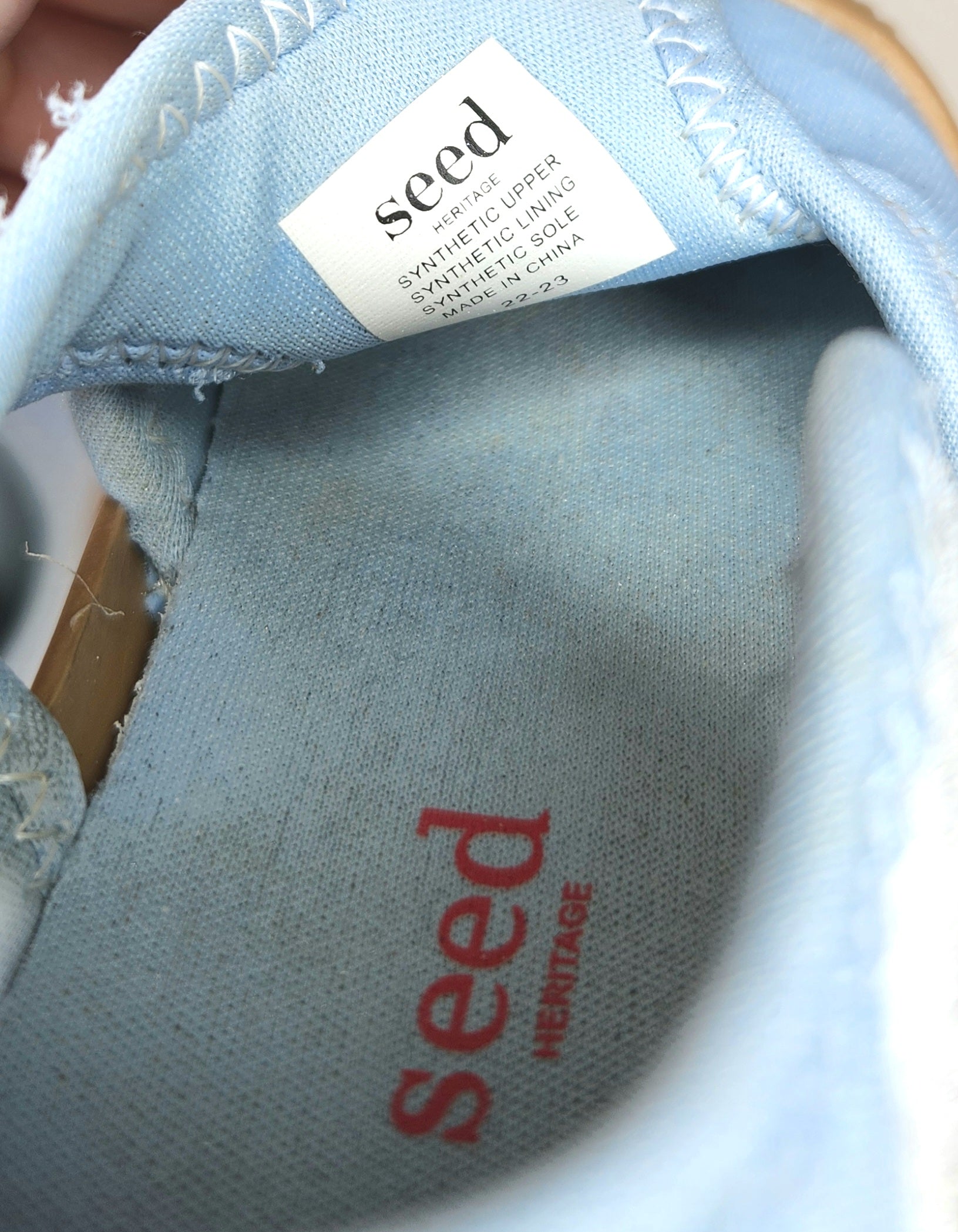 Seed Heritage Sand & Water Beach Shoes with Velcro Closure (Size EUR 22-23)