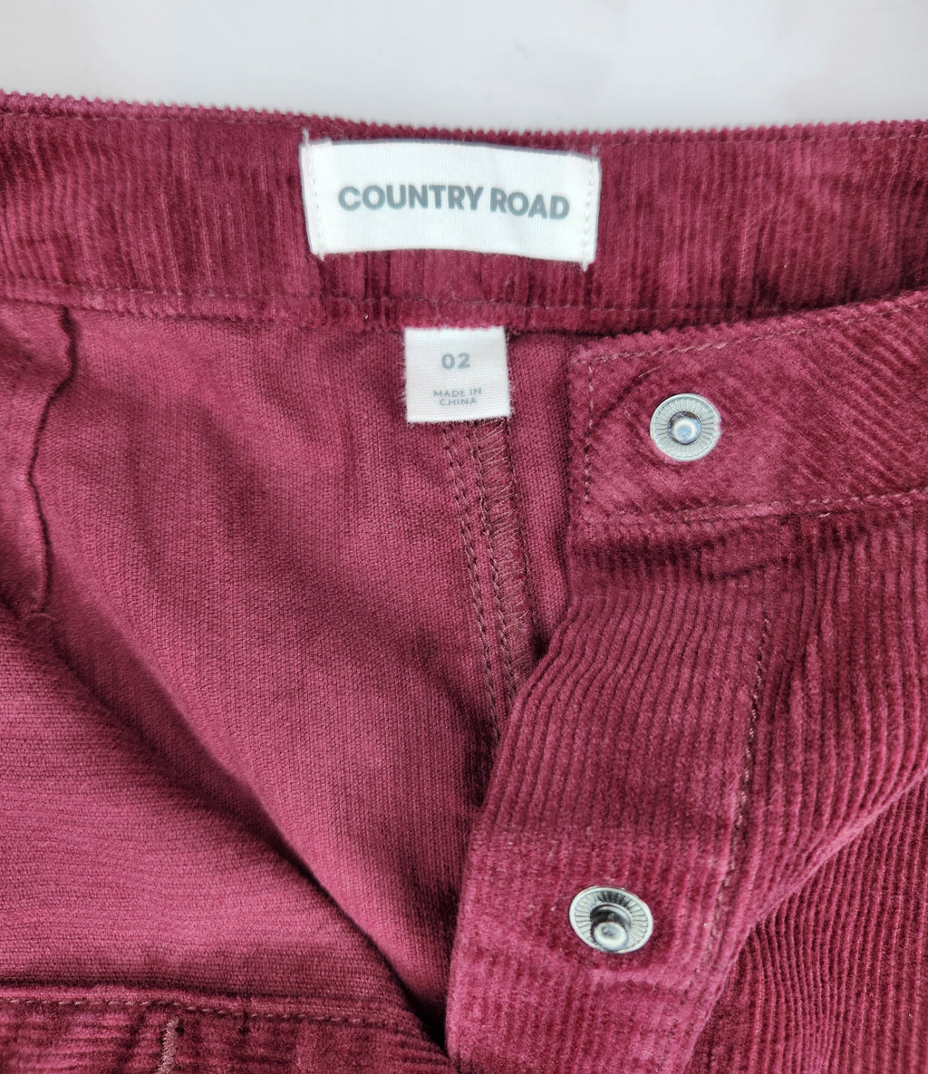 Country Road Cord Mini Skirt (Size 2 years)
